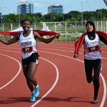 SHAVA WARANGGA & DANSELINA- INDONESIA- EMAS PERUNGGU -U18 PUTERI 100M-1