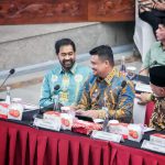 FOTO GUBERNUR SUMUT RAKOR PEMULIHAN BENCANA BERSAMA MENDAGRI